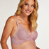 Soutien-gorge d'allaitement rembourr&eacute; &agrave; armatures Lucy, Violet
