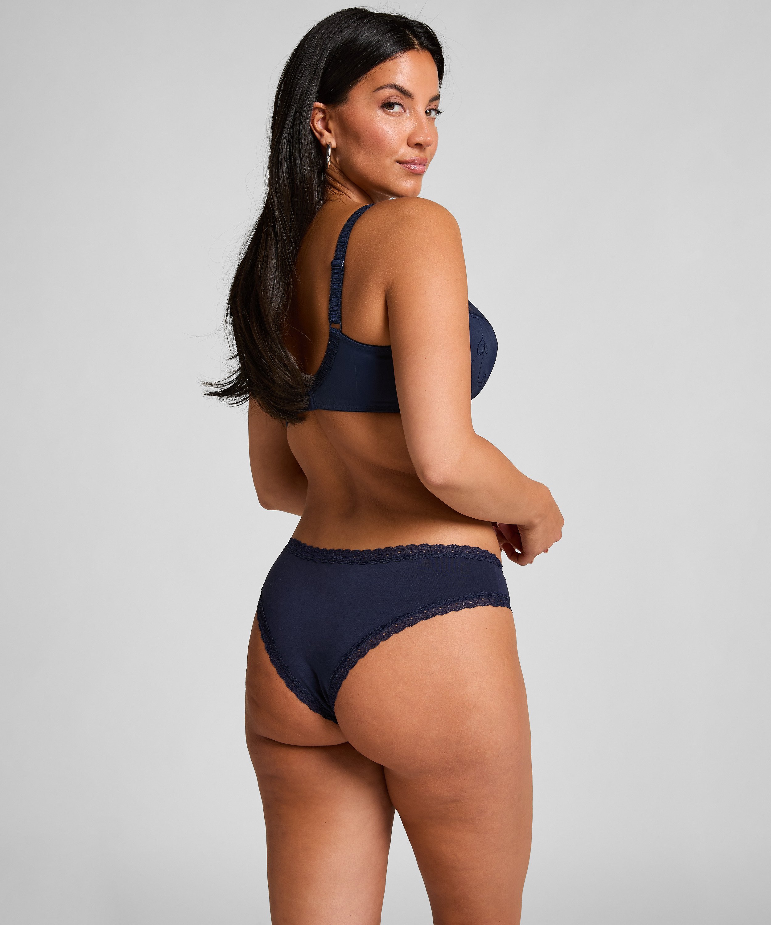 Coton de Géorgie brésilien, Bleu, main