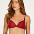 Soutien-gorge à armatures préformé Plunge, Rouge