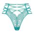 Slip brésilien à entrejambe ouvert Monet, Vert