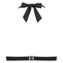 Haut de bikini triangle Luxe, Noir