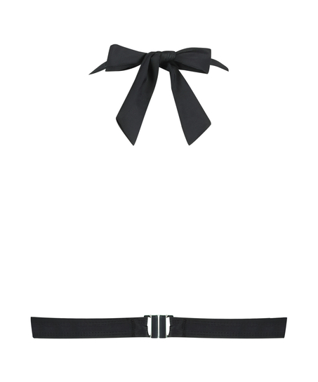 Haut de bikini triangle Luxe, Noir