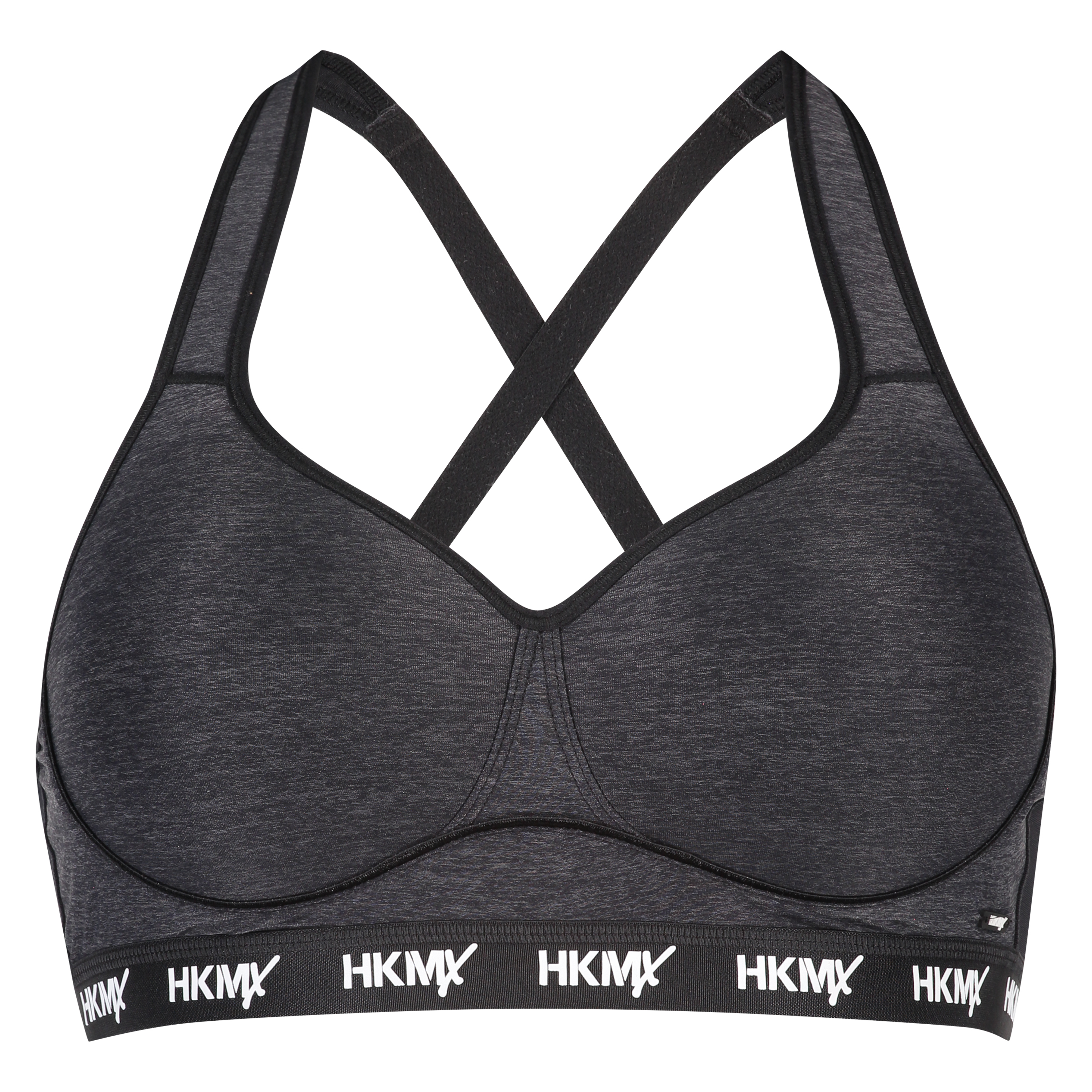 HKMX Soutien-gorge de sport The All Star Maintien niveau 2, Gris, main