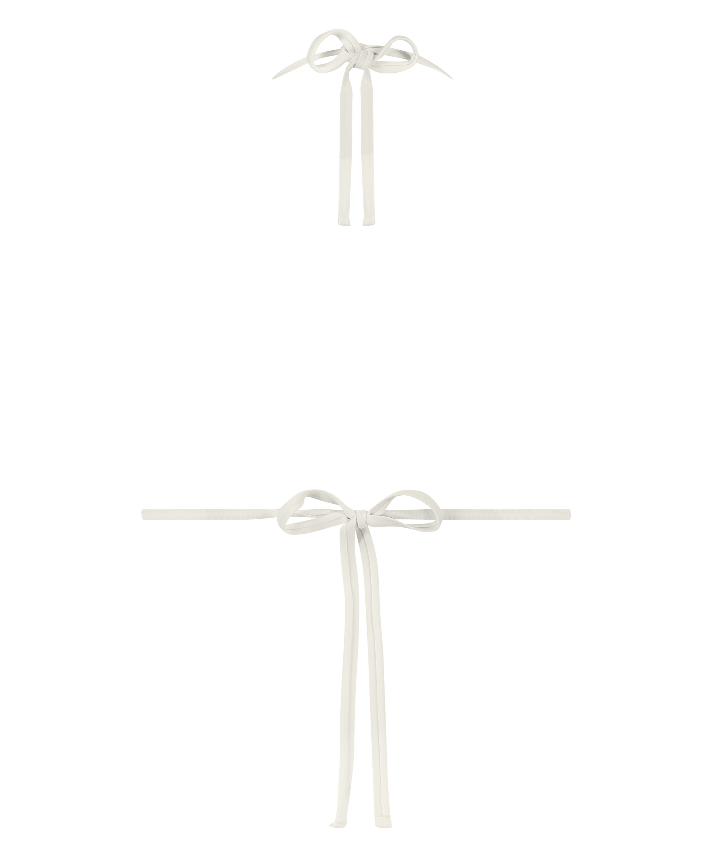 Haut de bikini triangle Maui, Blanc, main