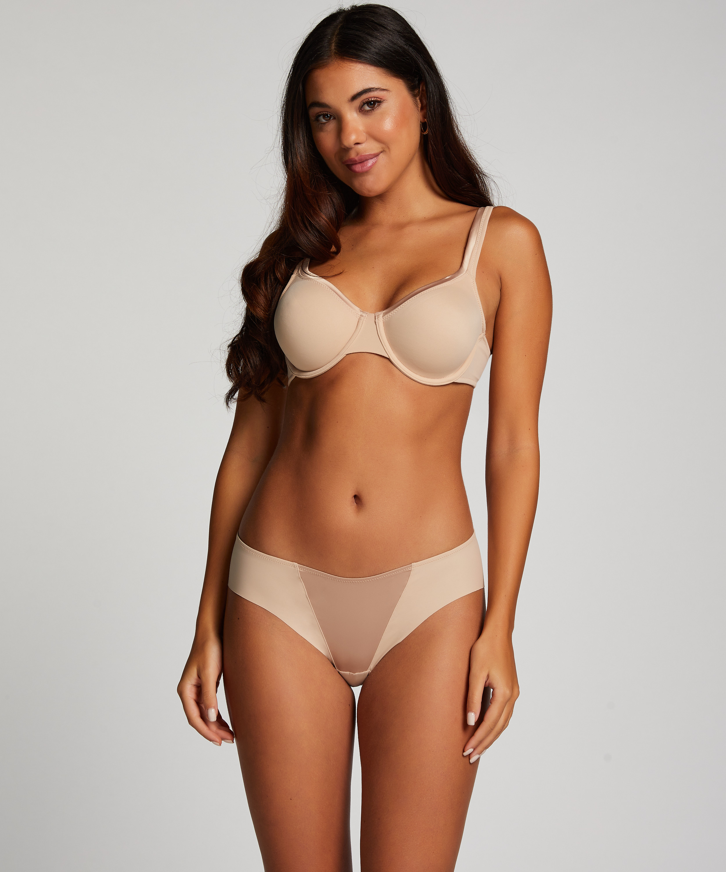 Slip Satin Fleece, Beige, main