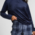 Ensemble pyjama Velours, Bleu