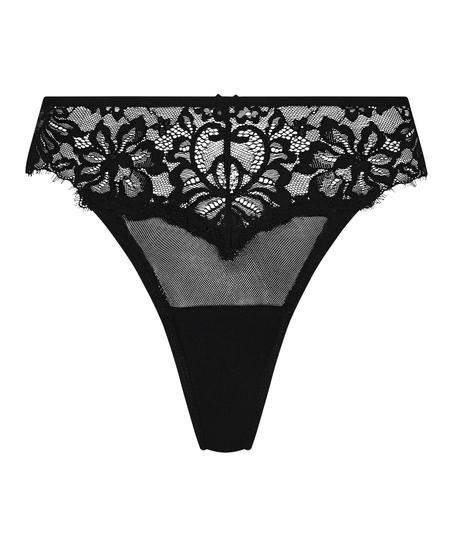 Slip brésilien Isabella, Noir