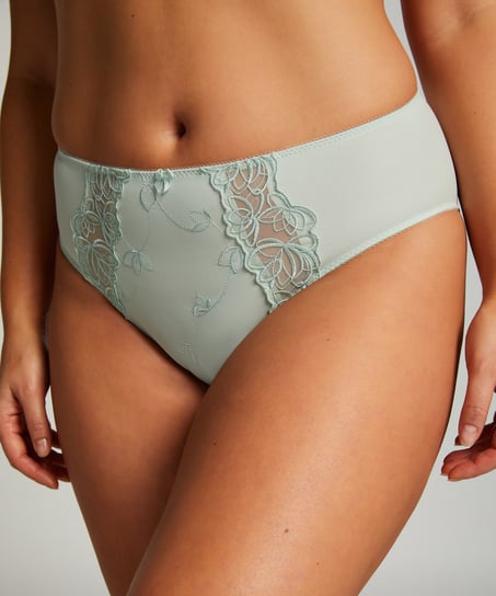 Slip taille haute Diva, Vert