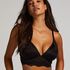 Soutien-gorge rembourré sans armatures Leonie, Noir