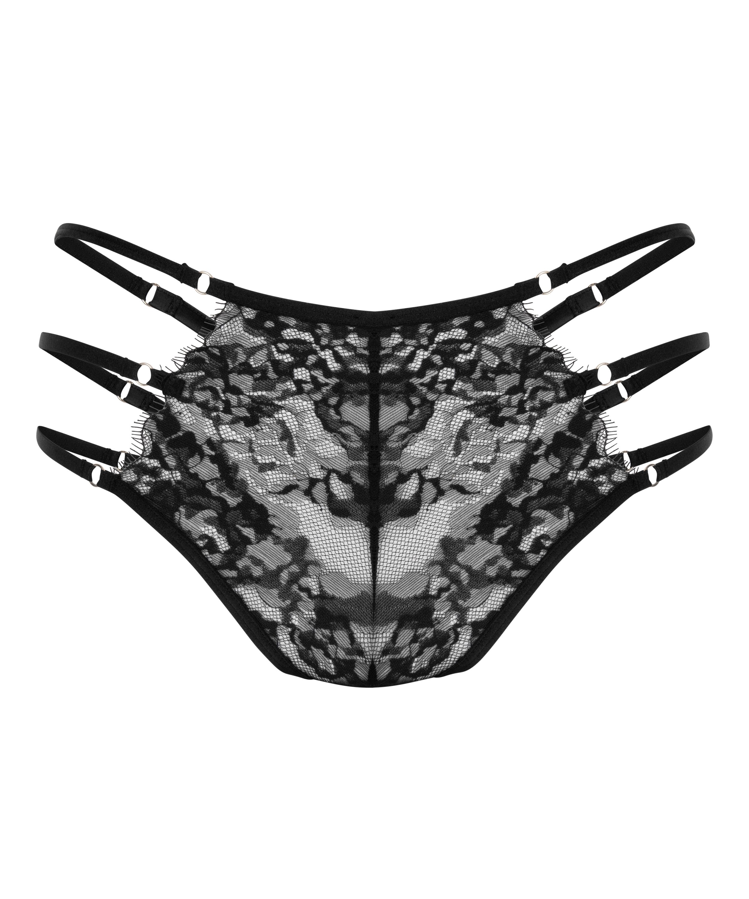 Culotte brésilienne Nienke, Noir, main