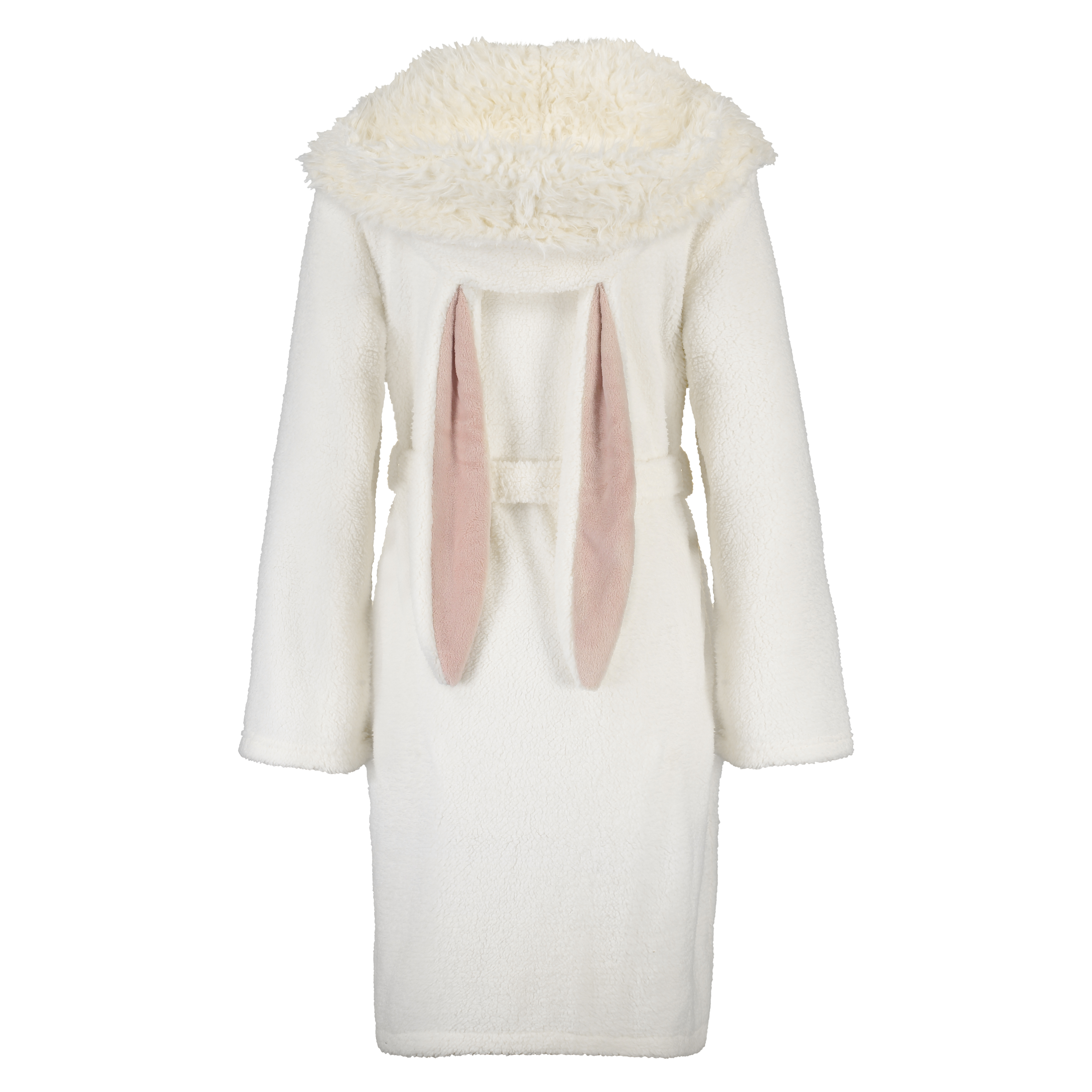 Peignoir Fleece, Blanc, main