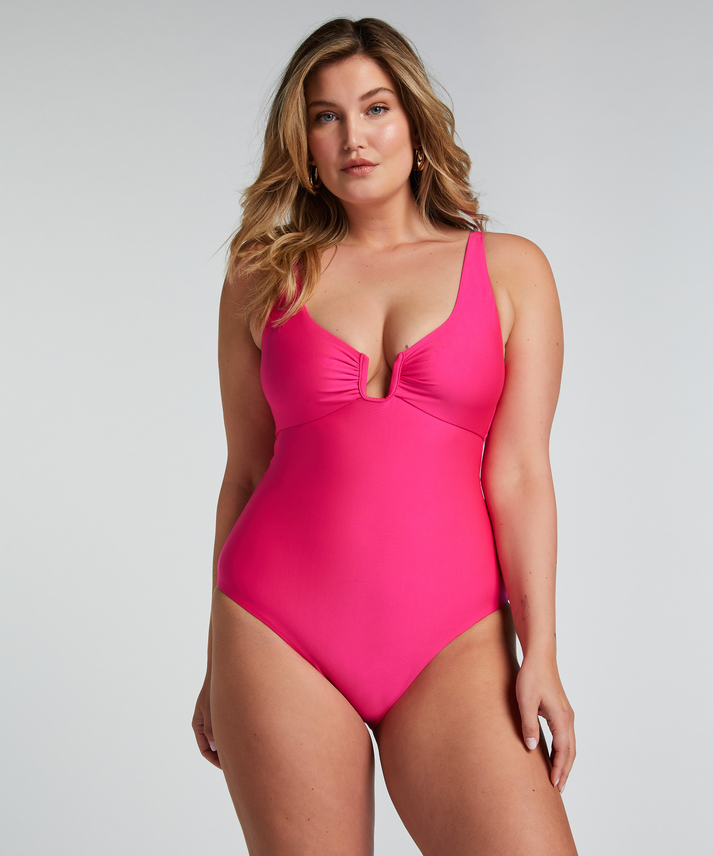 Maillot de bain Shaping Naples, Rose, main