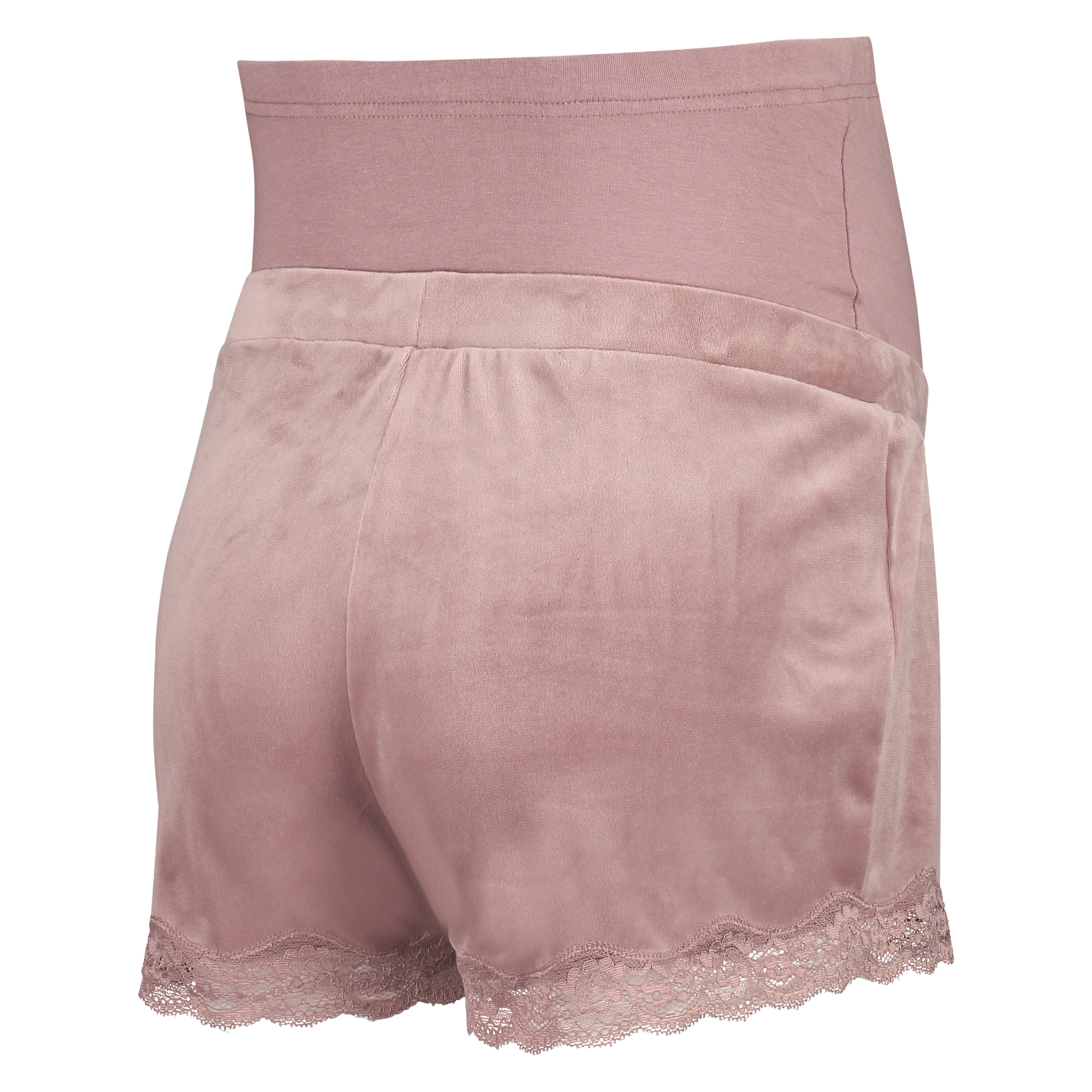 Short de grossesse Velours, Rose, main