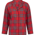 Haut de Pyjama Flanel, Rouge