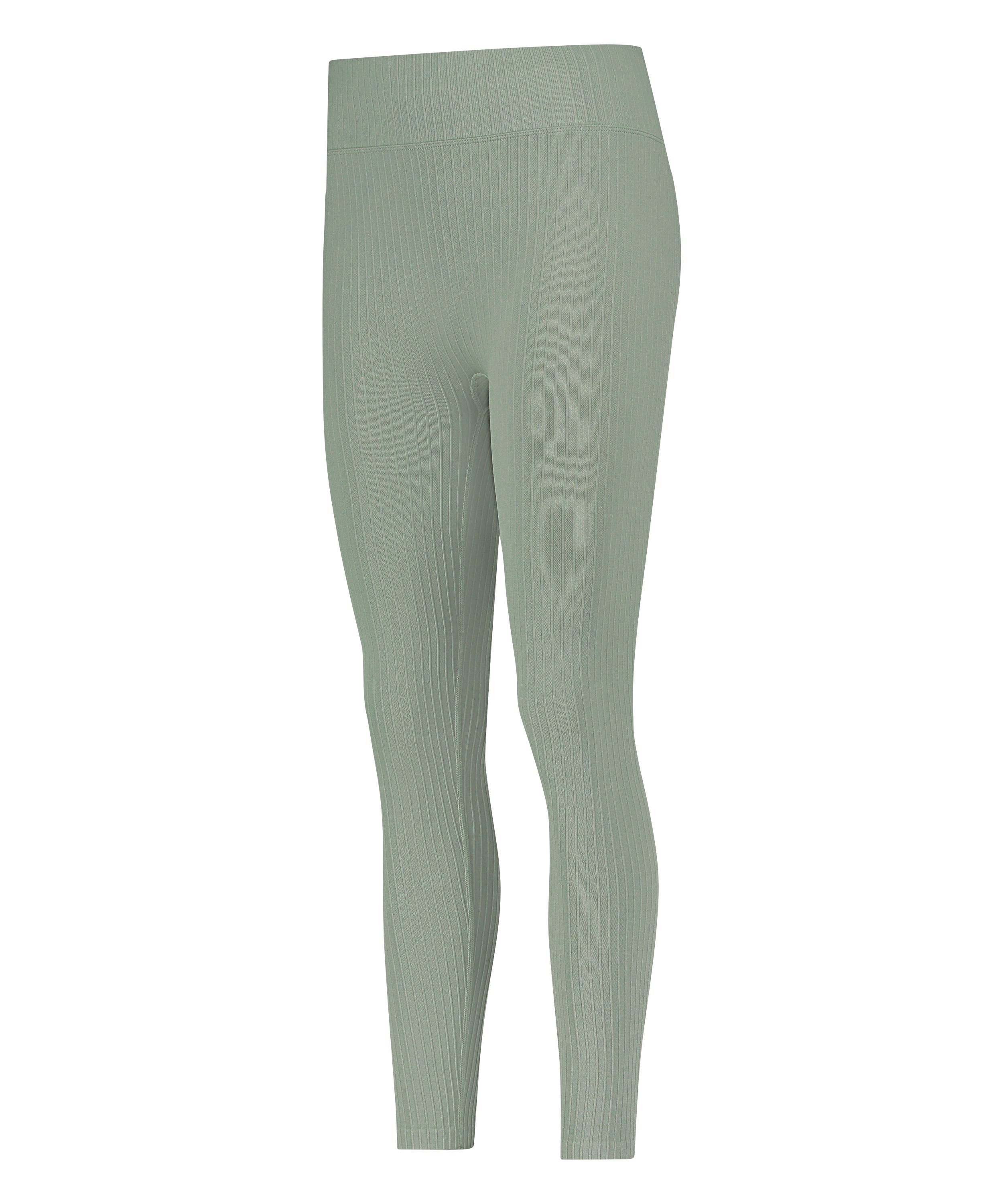 Legging de sport sans coutures taille haute HKMX, Vert, main
