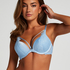 Soutien-gorge push-up à armatures préformé Isabella, Bleu