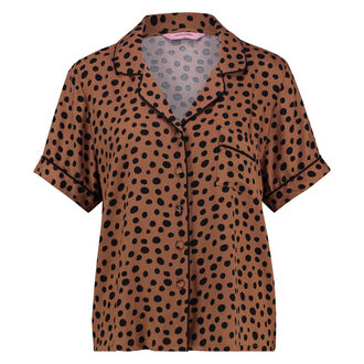 Veste de pyjama, marron