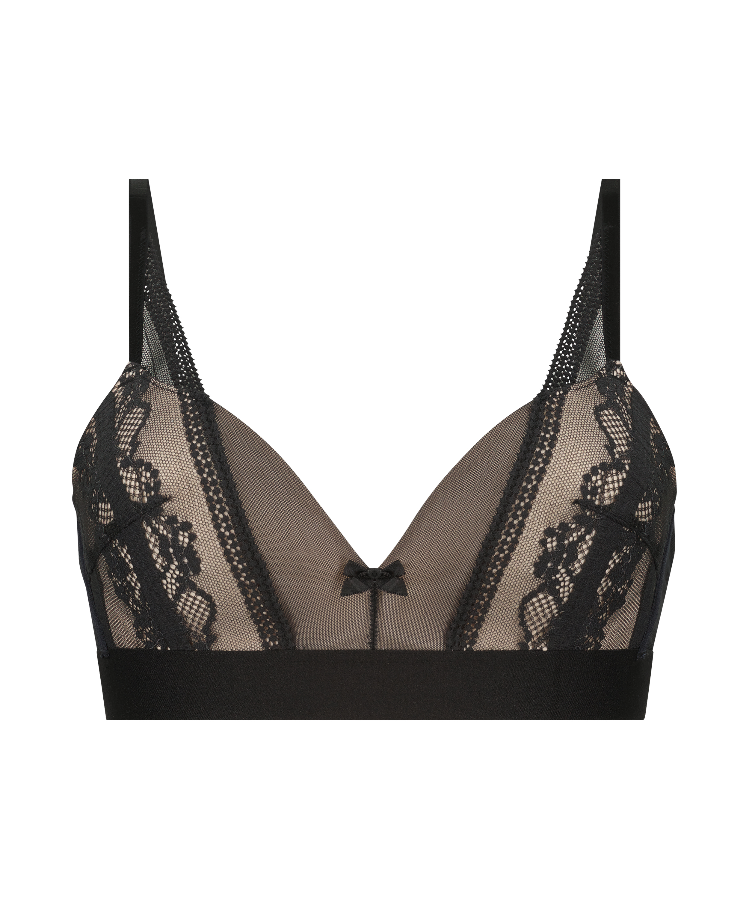 Soutien-gorge sans armatures préformé Cleo, Noir, main
