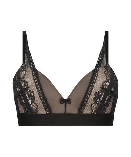 Soutien-gorge sans armatures préformé Cleo, Noir