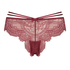 Slip brésilien échancré Sian, Rouge