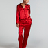 Pantalon Satin, Rouge