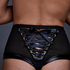 String taille haute Manu, Noir