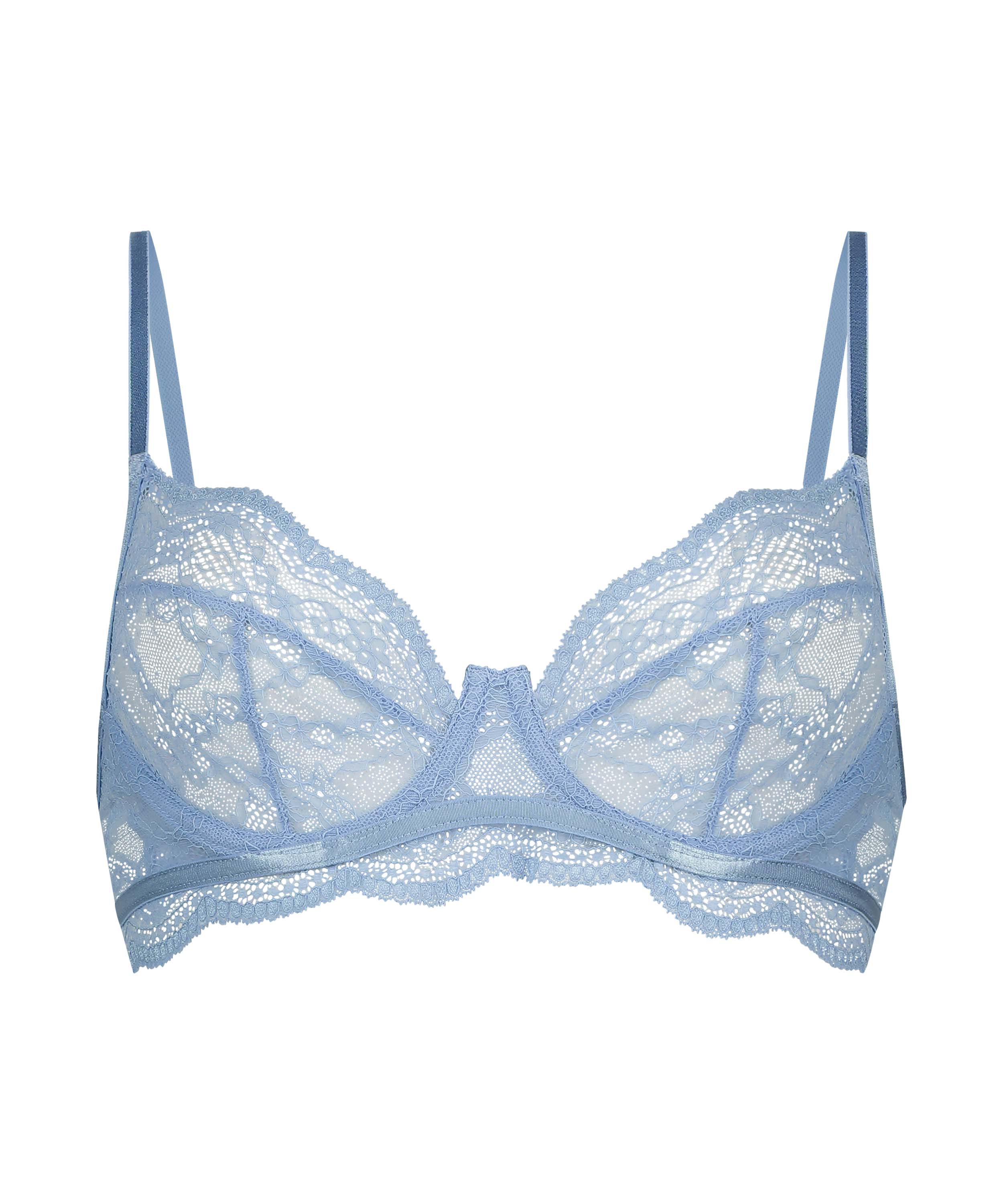 Soutien-gorge non-rembourré à armatures Isabelle, Bleu, main