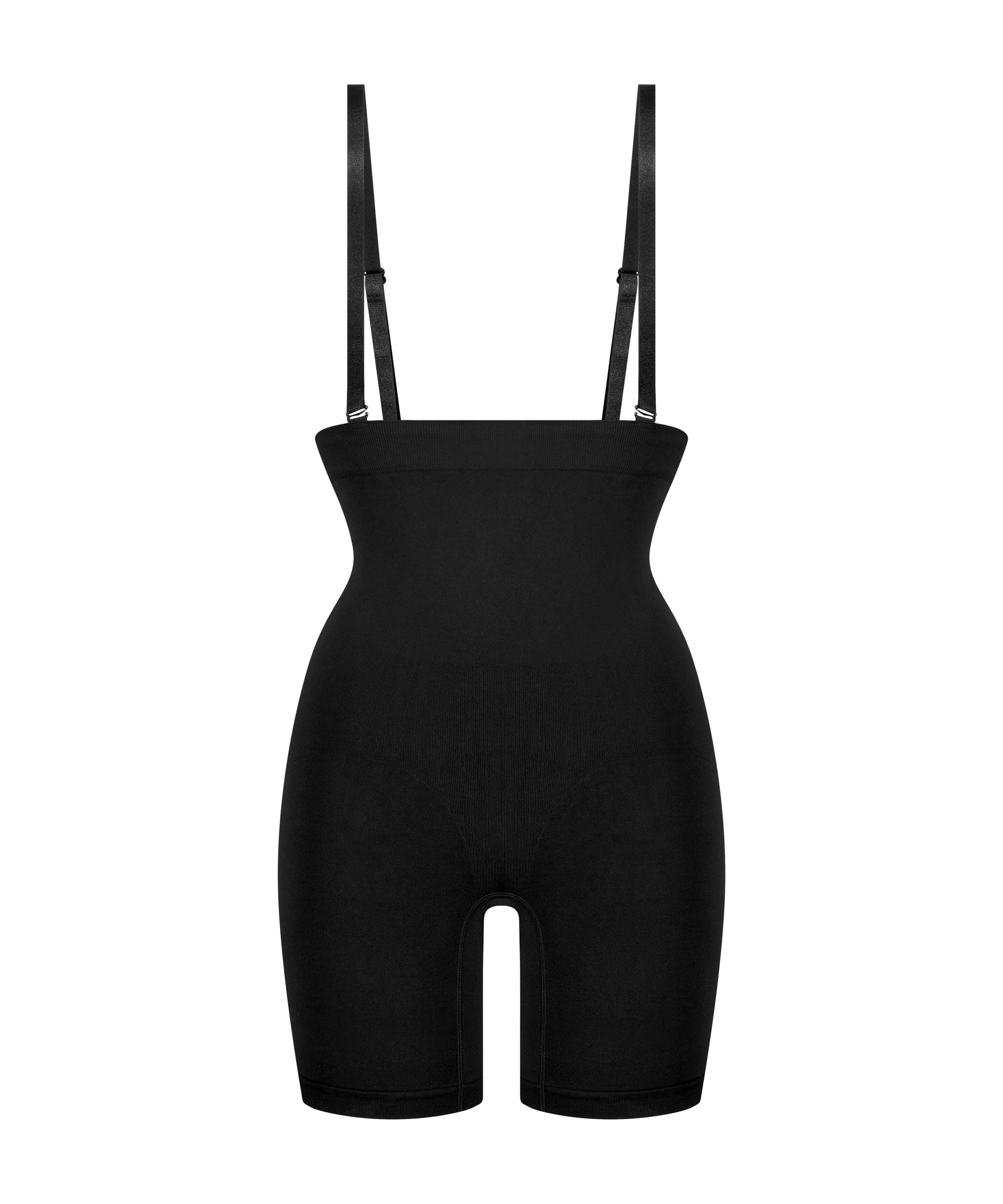 Gaine sans coutures pour les cuisses, Noir, main