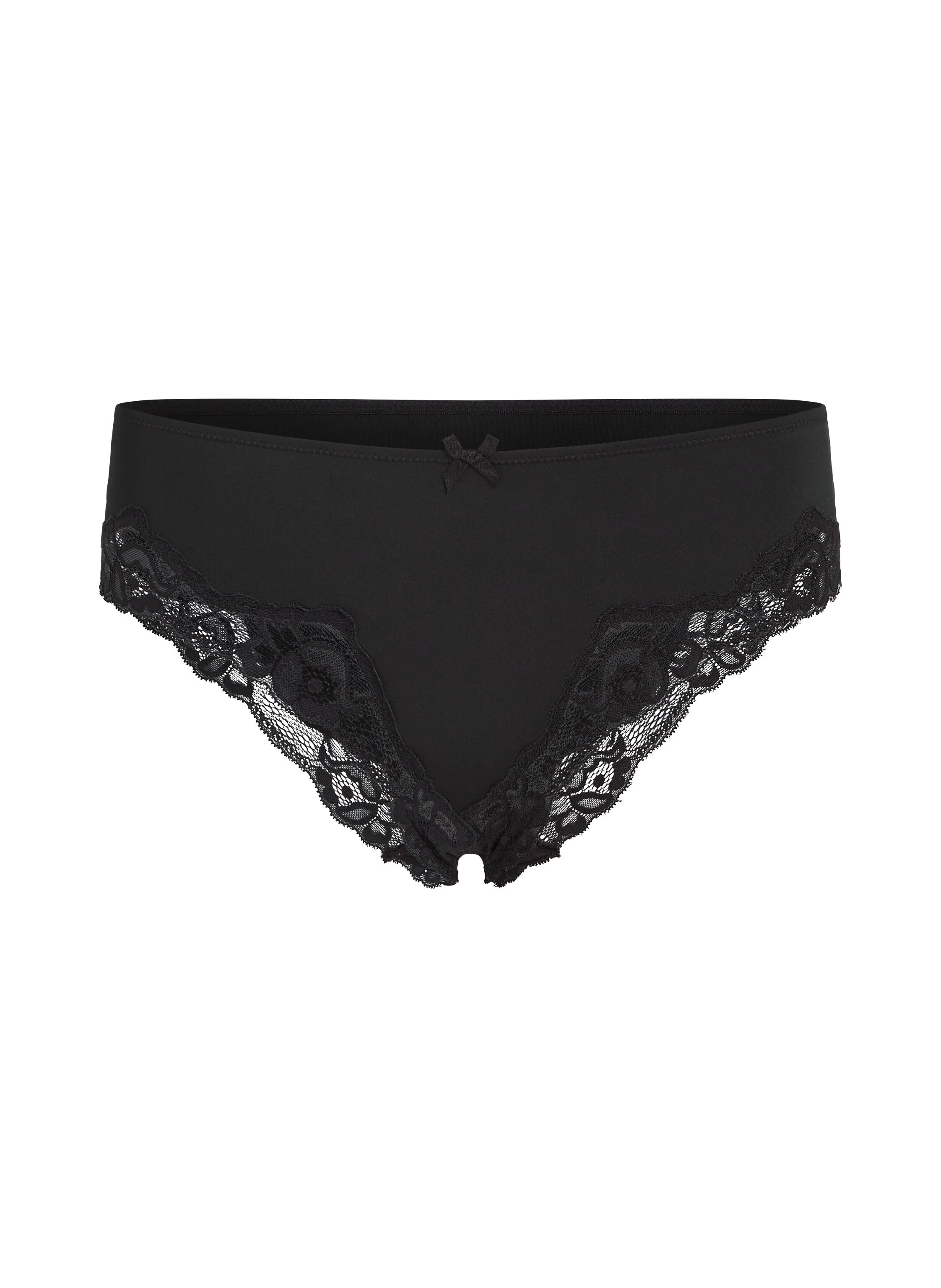 Slip Secret Lace, Noir