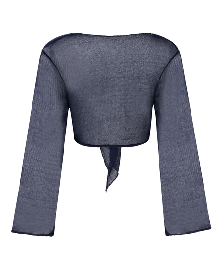 Débardeur de plage en maille, Bleu