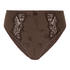 Slip taille haute Diva, Marron