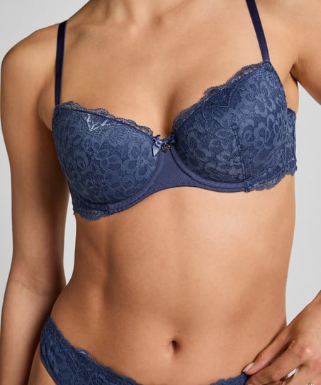 Soutien-gorge &agrave; armatures pr&eacute;form&eacute; Marine, Bleu