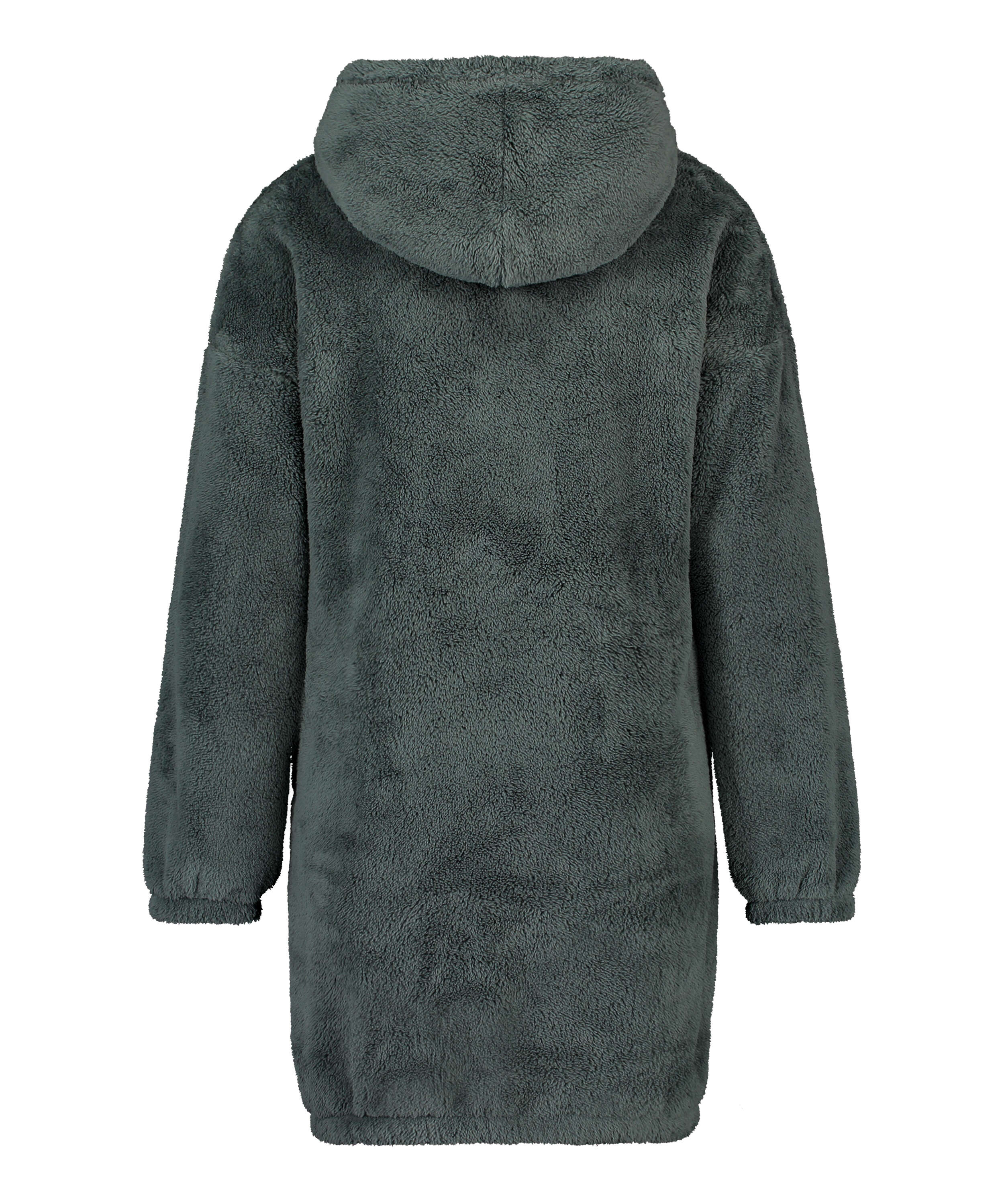 Robe snuggle polaire femme , Vert, main