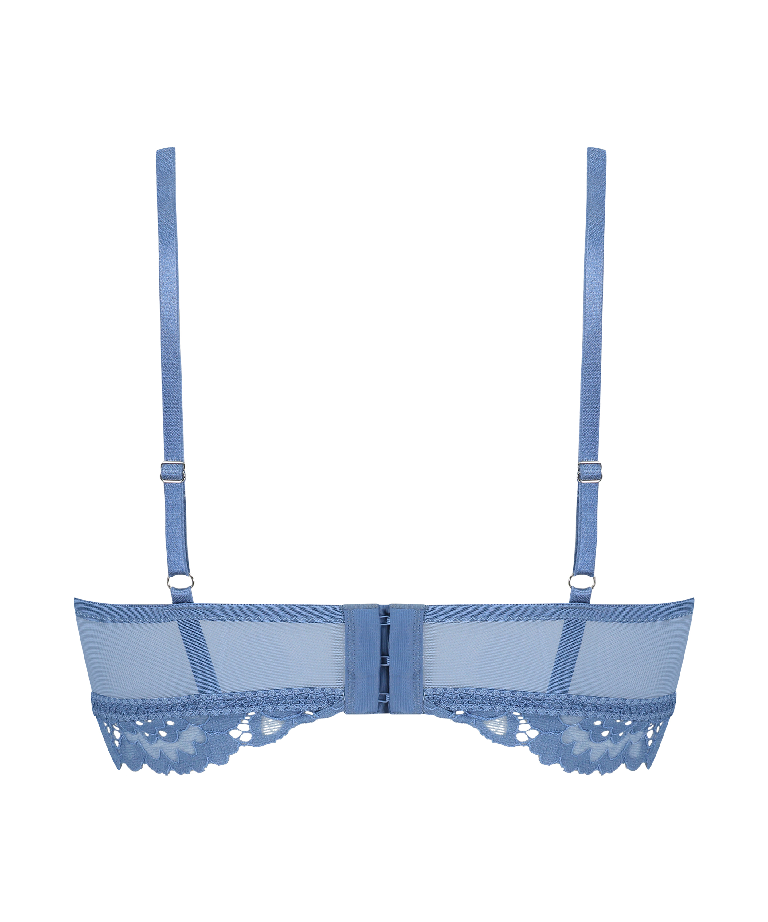 Soutien-gorge préformé sans armatures longline Shiloh, Bleu, main