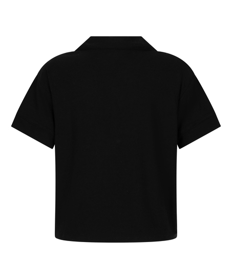 Veste à manches courtes en jersey Essential, Noir