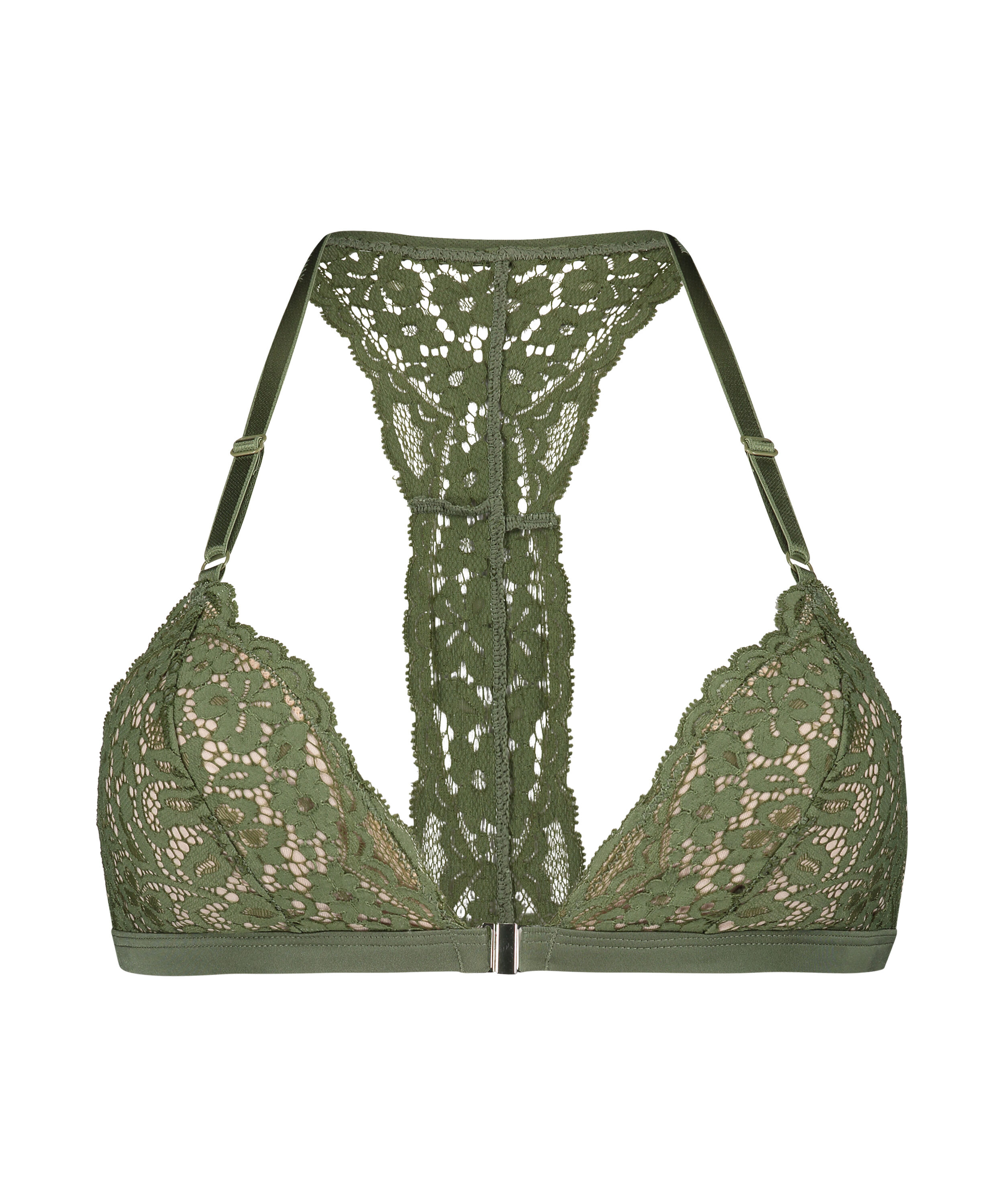Brassi&egrave;re triangulaire moul&eacute;e Rose, Vert