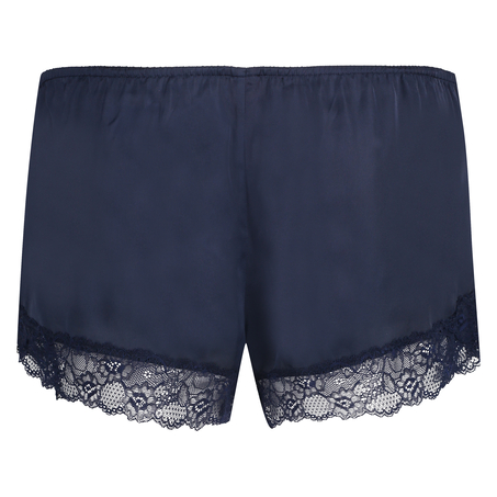 Short de pyjama Satin, Bleu