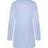 Robe-chemise &agrave; manches longues en jersey Essential, Bleu