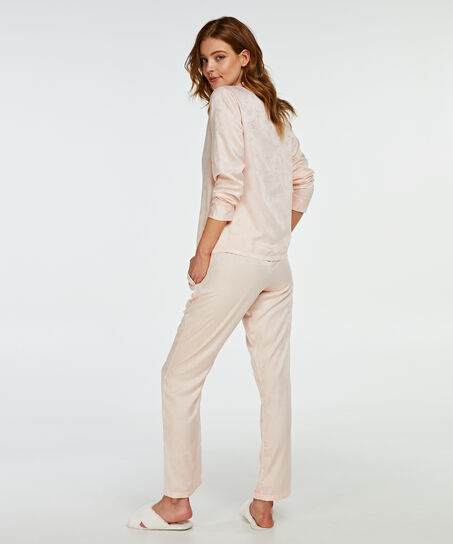 Haut de pyjama Satin, Rose