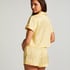Ensemble de pyjama Satin, Jaune
