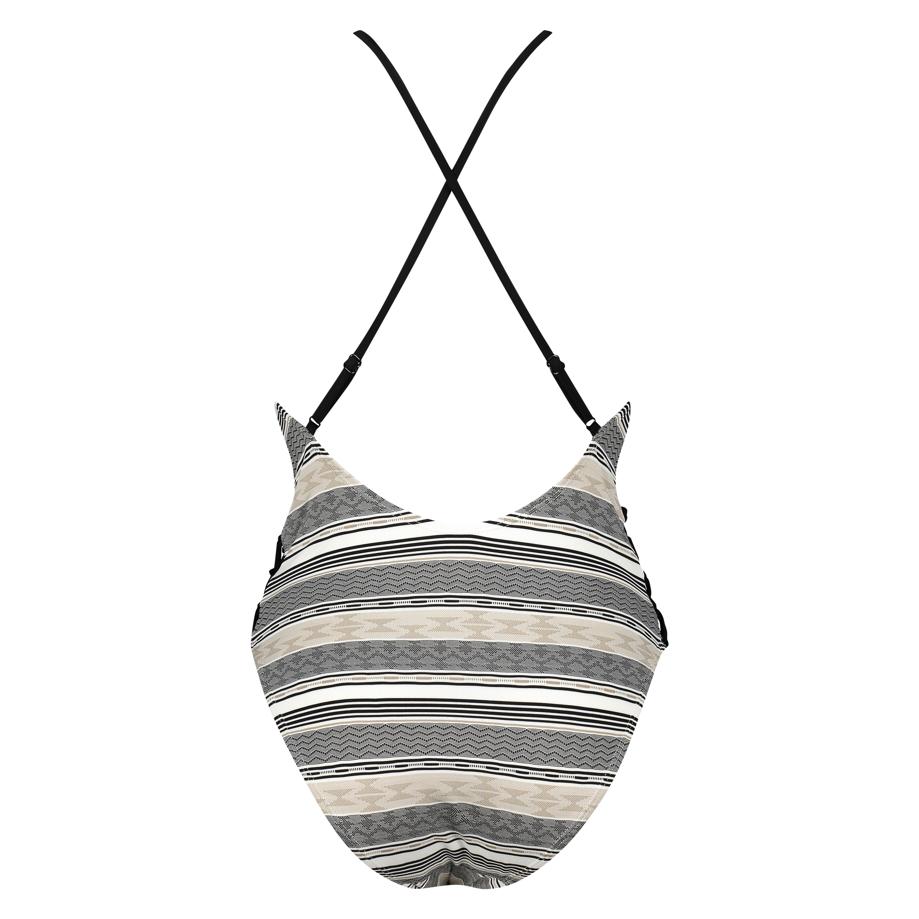 Maillot de bain Jacquard Goddess Doutzen, Noir, main