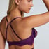 Soutien-gorge non-rembourré à armatures longline Belladonna, Violet