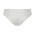 Slip brésilien invisible en coton, Gris