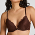 Soutien-gorge à armatures préformé push-up Marine, Marron