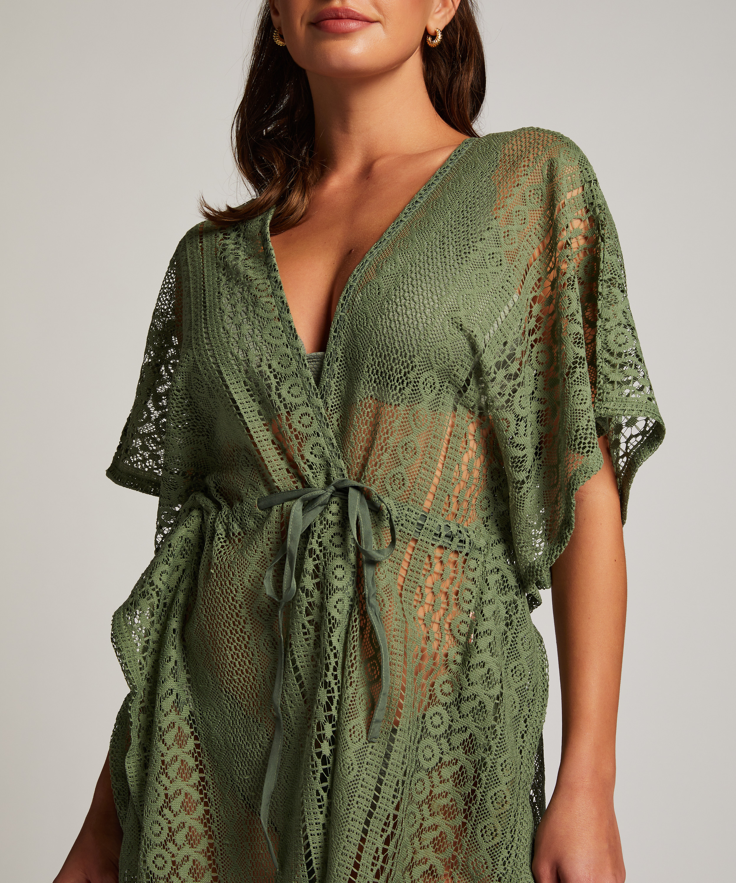 Caftan Plage, Vert, main