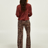 Ensemble de pyjama velours, marron