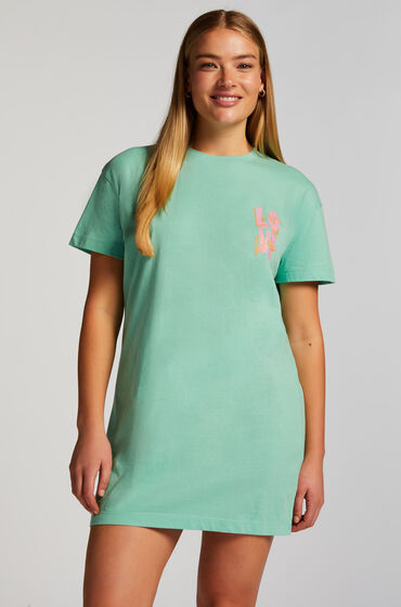 Hunkemöller Chemise de nuit à col rond Vert