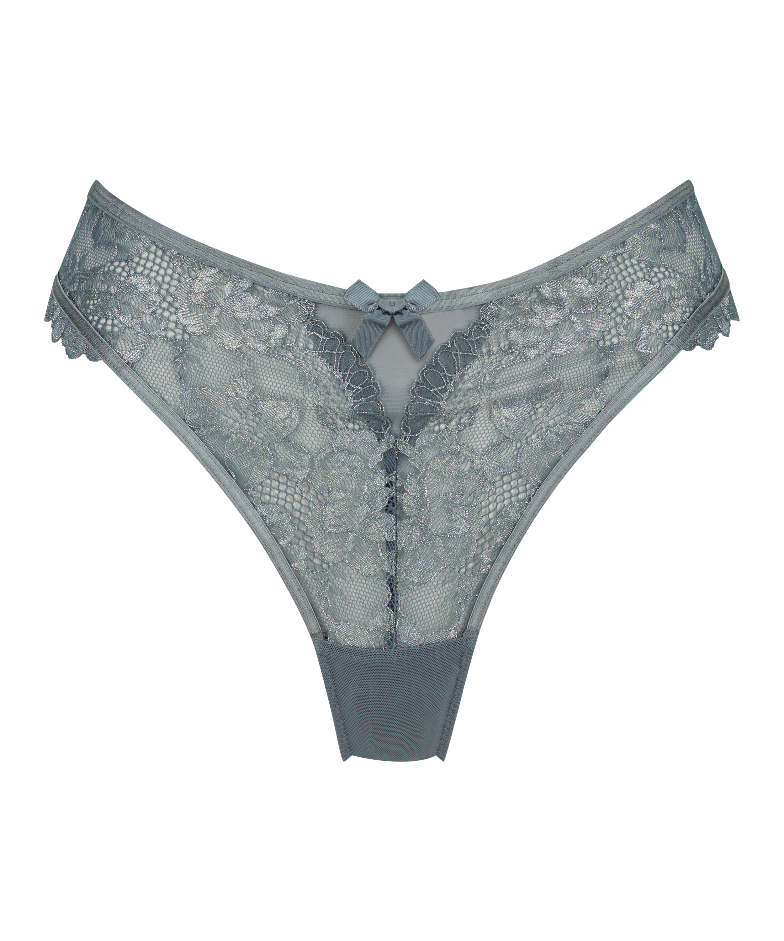 Slip brésilien Meghan, Bleu, main