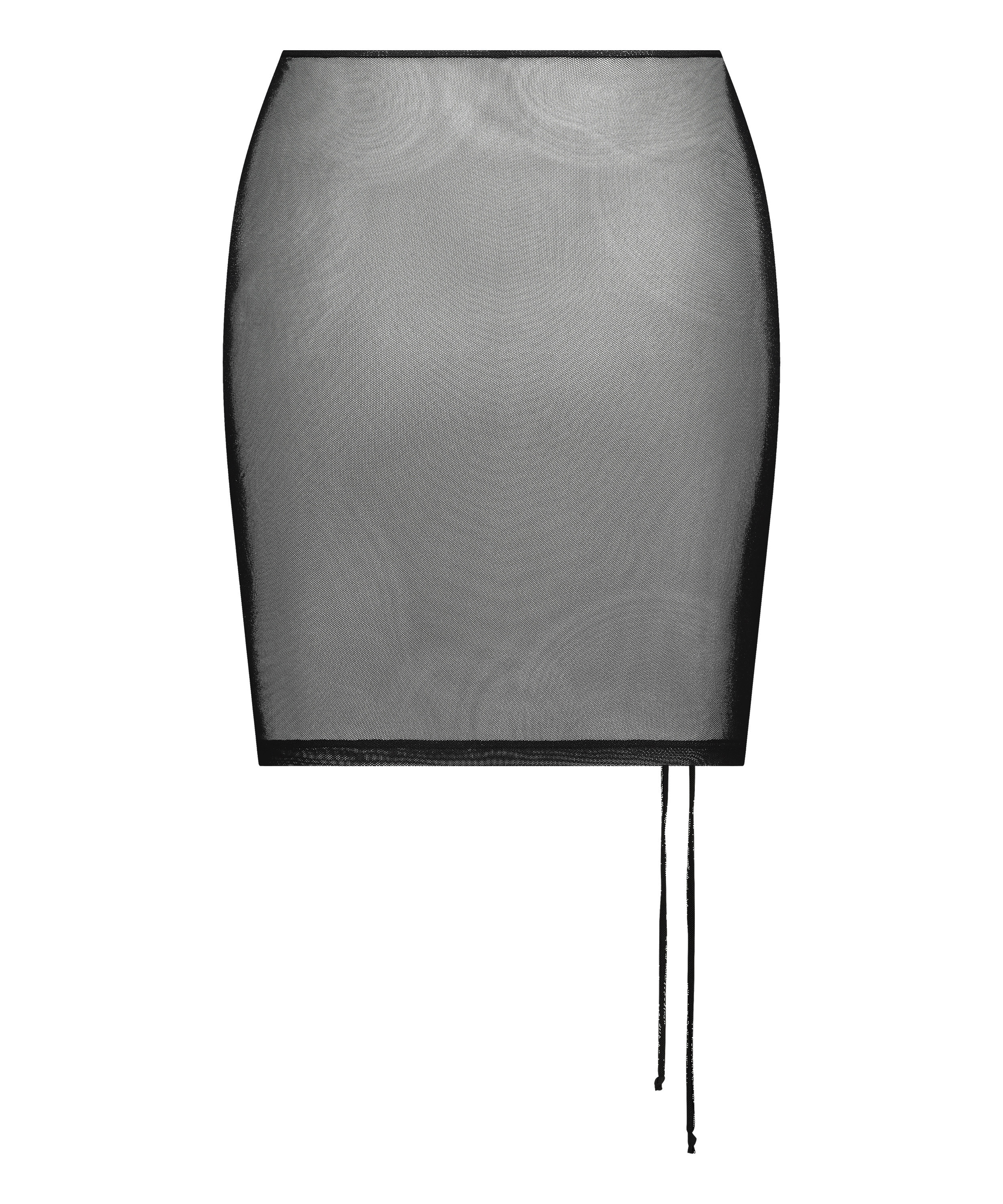 Jupe de plage, Noir, main