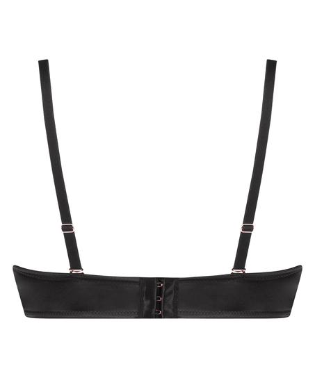 Soutien-gorge à armatures préformé sans bretelles Chalice, Noir